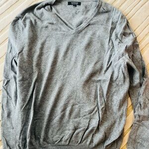 Express Men's Gray partially wool size L Sweater